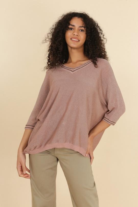 Maglioni Donna Candy pink Indie + Moi IX23072 #c Efashion Paris