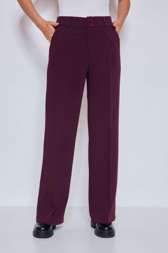 Pantalones Mujer Burgundy NANA LOVE 8810#5 #c Efashion Paris