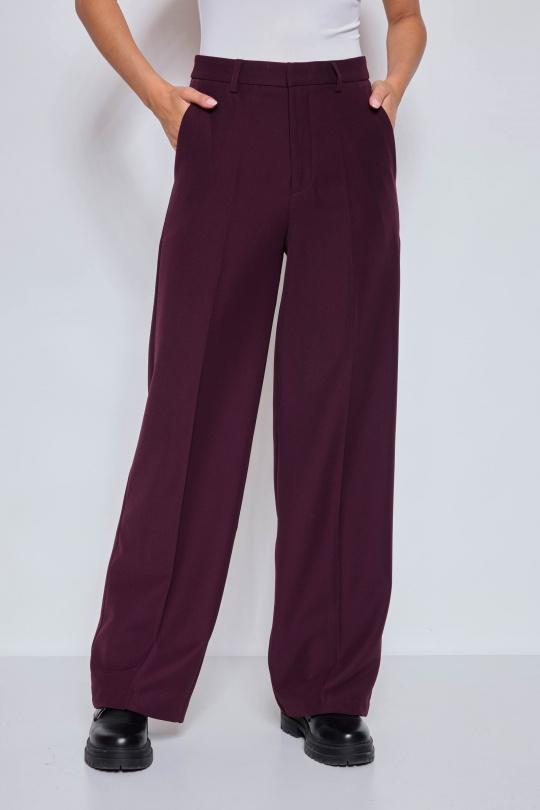 Pantalones Mujer Burgundy NANA LOVE 8812 #c Efashion Paris