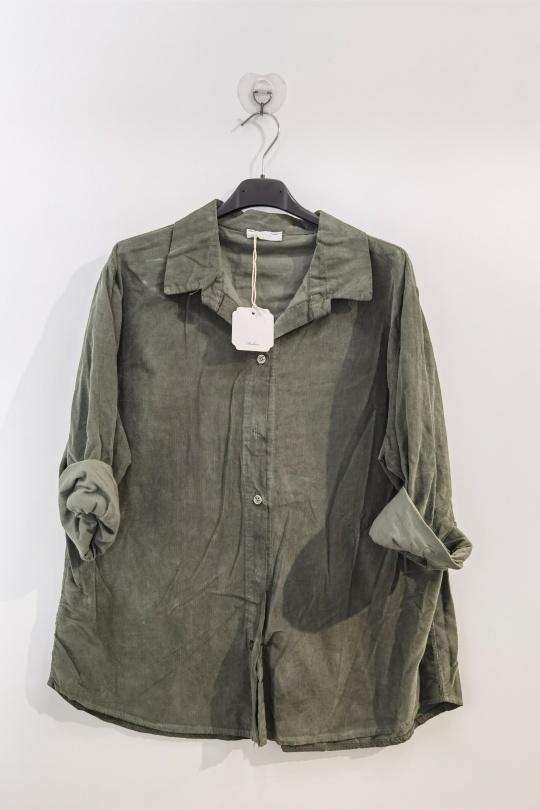 Camisas Mujer Khaki ROSEMARY COLLECTION KATIA900 #c Efashion Paris