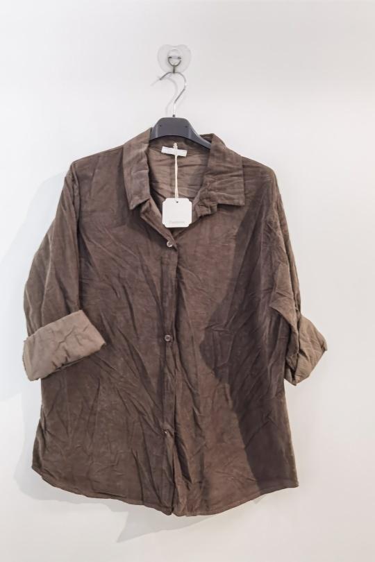 Camisas Mujer Brown ROSEMARY COLLECTION KATIA900 #c Efashion Paris