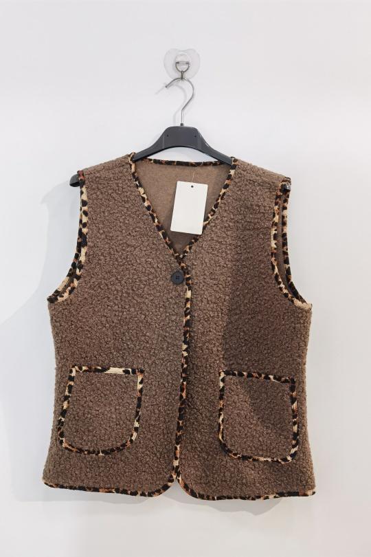 Cárdigans Mujer Brown ROSEMARY COLLECTION DESIREE650 #c Efashion Paris