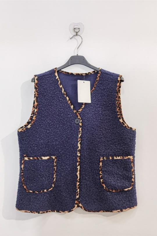Cárdigans Mujer Marine blue ROSEMARY COLLECTION DESIREE650 #c Efashion Paris