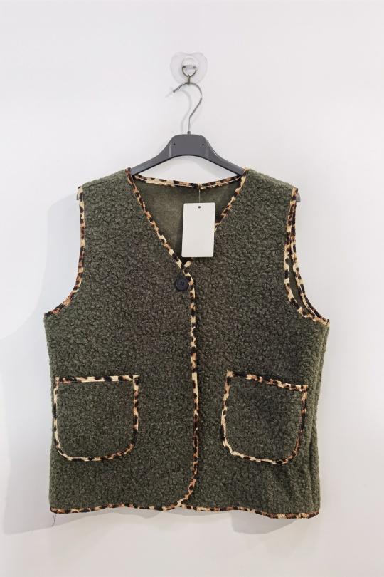 Cárdigans Mujer Khaki ROSEMARY COLLECTION DESIREE650 #c Efashion Paris