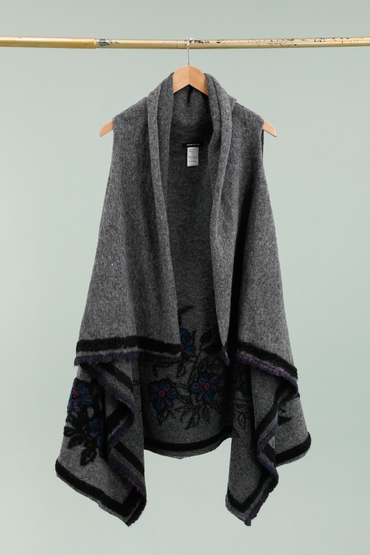 Cappotti Donna Grey LA MAISON DES FIBRES NATURELLES 8011 #c Efashion Paris