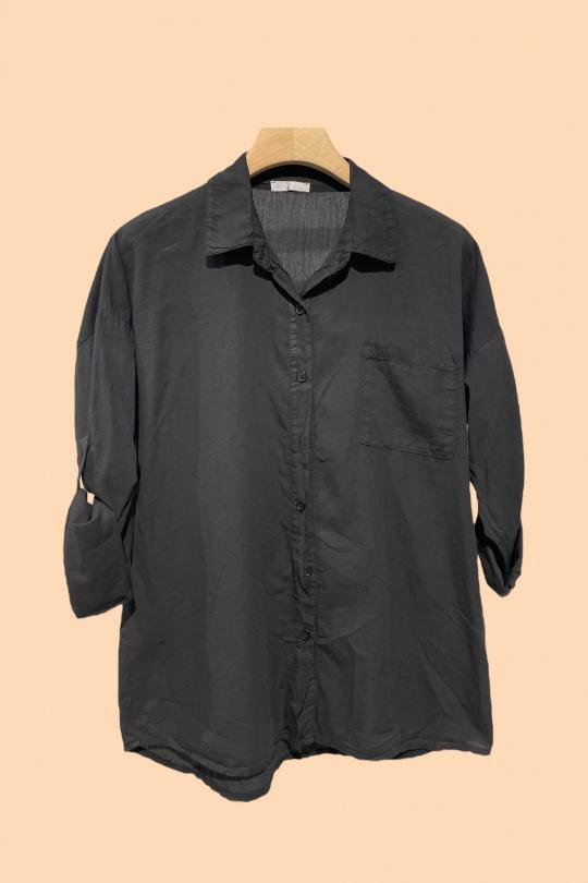 Chemises Femme Noir Nota bene 3335 #c Efashion Paris