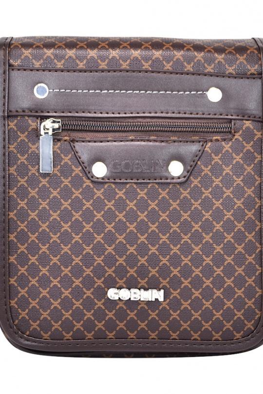 Bandoleras Marroquinería Brown GOBLIN SAC BANDOULIER SB4-1 MARRON #c Efashion Paris