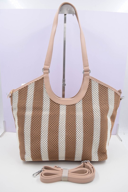 Sac à Main SYSTYLE Paris Extra Large - Motif Poisson, Forme Croissant, Parfait état Occasion