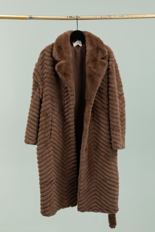 Abrigos Mujer Brown J&H FASHION 8202 #c Efashion Paris