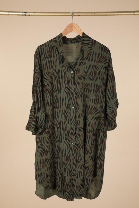 Chemises Femme Kaki CBELLE CH228 #c Efashion Paris
