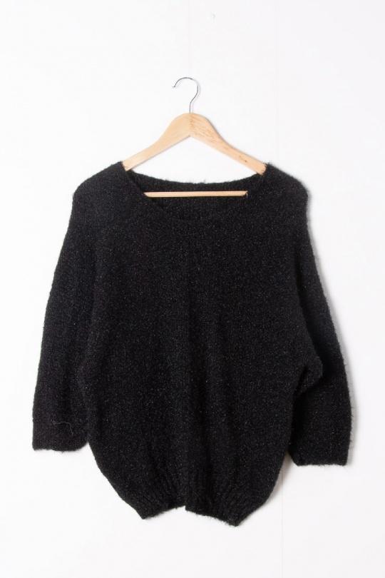 Pulls Femme Noir CBELLE PU155 #c Efashion Paris