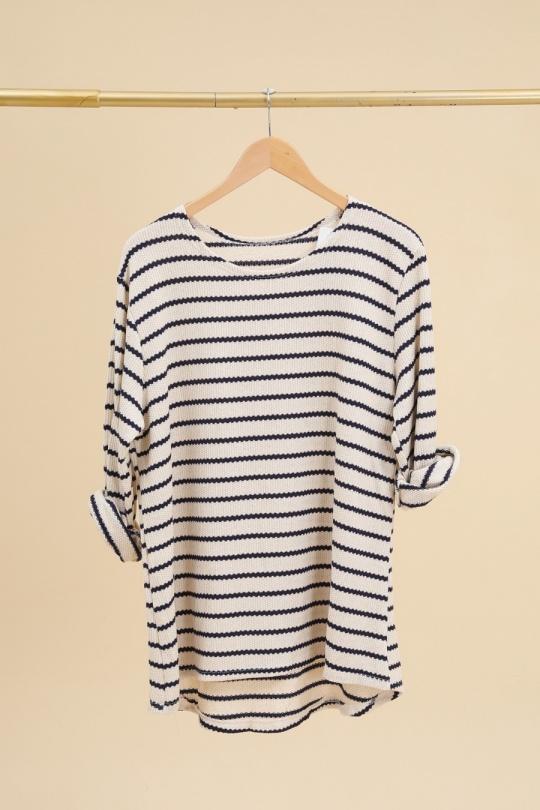 Pulls Femme Bleu marine CBELLE PU307 #c Efashion Paris