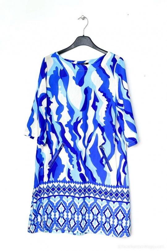 Robes mi-longues Femme Bleu Vegas 313651 #c Efashion Paris