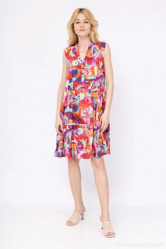 Robes mi-longues Femme Rouge Vegas 600941 #c Efashion Paris