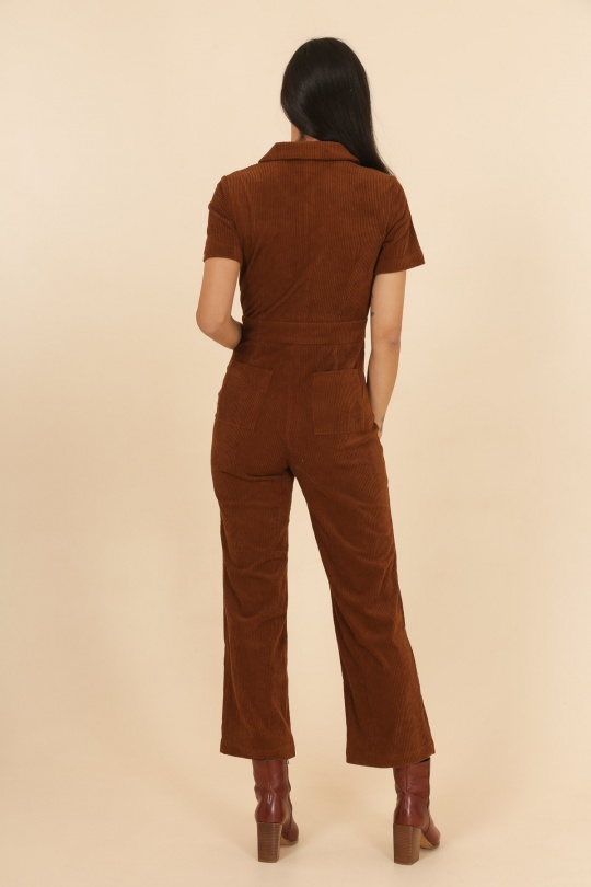 Combinaisons Femme Moutarde Daphnea 3869 Efashion Paris