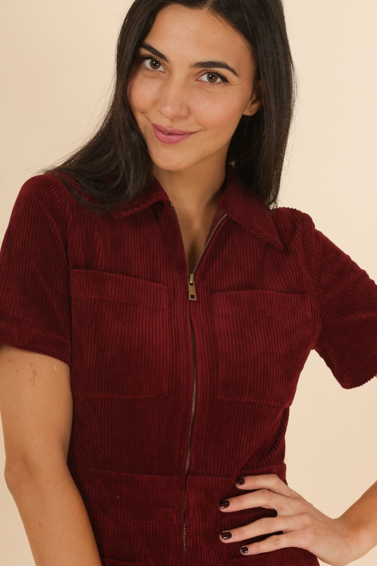 Combinaisons Femme Moutarde Daphnea 3869 Efashion Paris