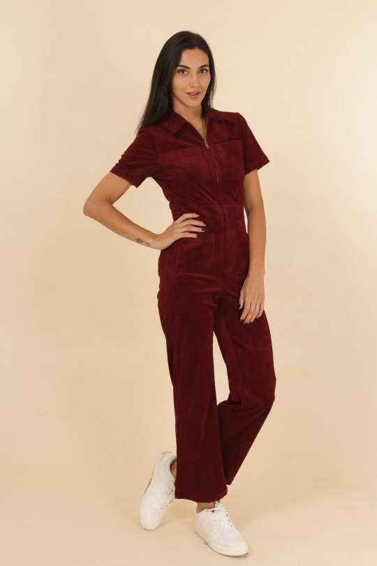 Combinaisons Femme Moutarde Daphnea 3869 Efashion Paris