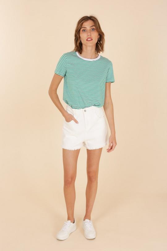 Shorts Donna White Daphnea 3501 Efashion Paris