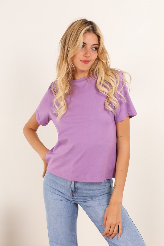 T-shirts Women Lilac Daphnea 31390 Efashion Paris