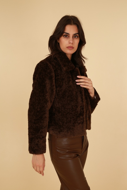 Manteaux Femme Jaune Daphnea 5097 Efashion Paris