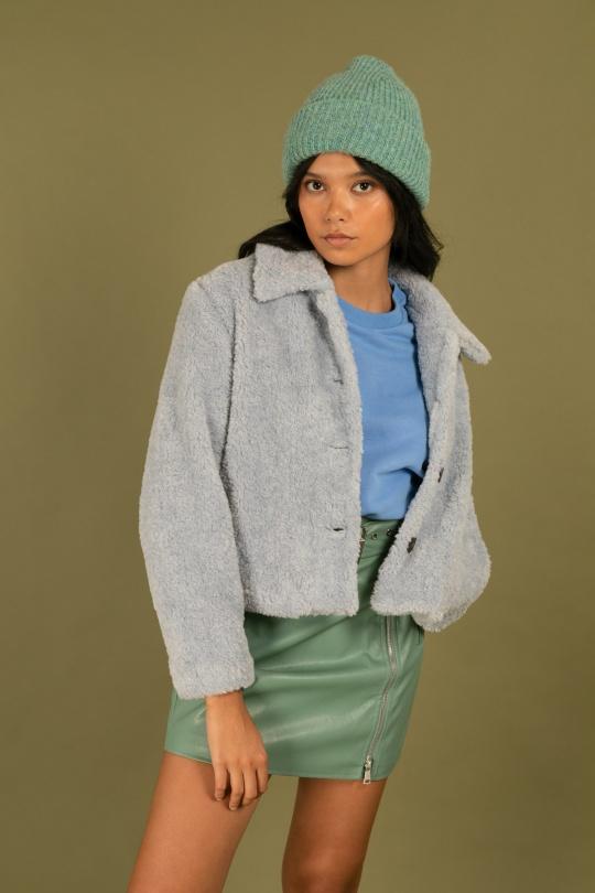 Manteaux Femme Jaune Daphnea 5097 Efashion Paris