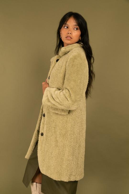 Cappotti Donna Green Daphnea 5095 Efashion Paris
