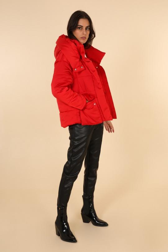 Down jackets Women Red Daphnea 5100 Efashion Paris