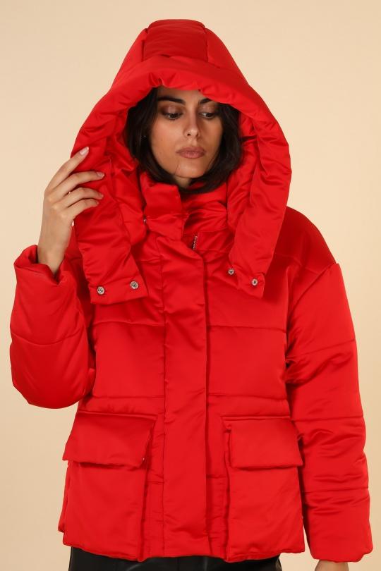 Chaquetas de plumón Mujer Red Daphnea 5100 Efashion Paris