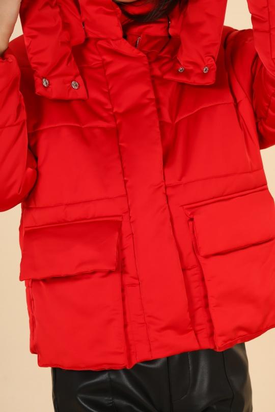 Chaquetas de plumón Mujer Red Daphnea 5100 Efashion Paris