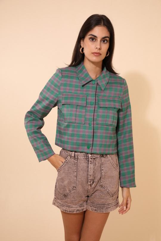 Giacche Donna Green Daphnea 5185 Efashion Paris