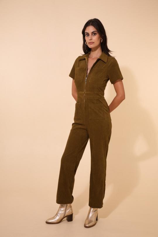 Combinaisons Femme Moutarde Daphnea 3869 Efashion Paris