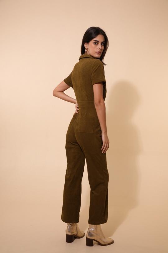 Combinaisons Femme Moutarde Daphnea 3869 Efashion Paris