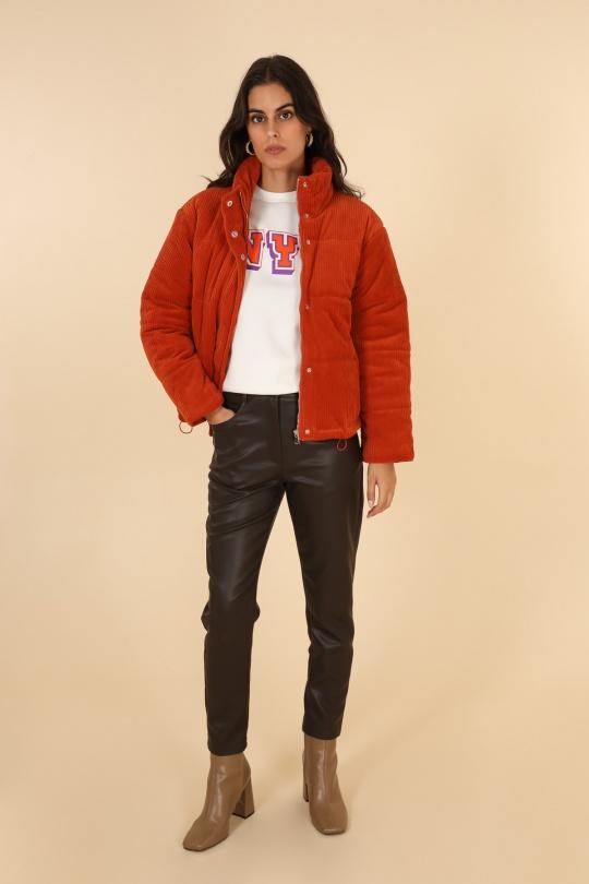 Doudounes Femme Rouille Daphnea 5122 Efashion Paris