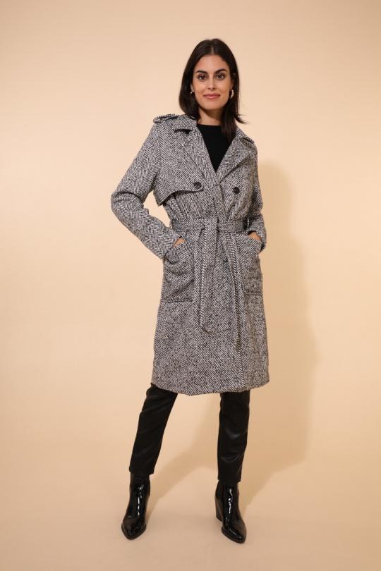 Coats Women Green Daphnea 5181 Efashion Paris