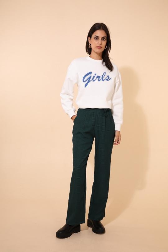 Pantalones Mujer Green Daphnea 31585 Efashion Paris