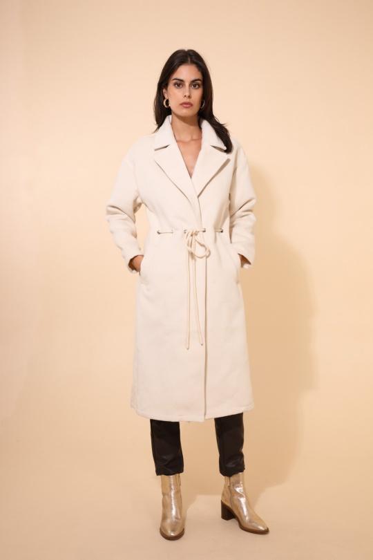 Manteaux Femme Noir Daphnea 5191 Efashion Paris