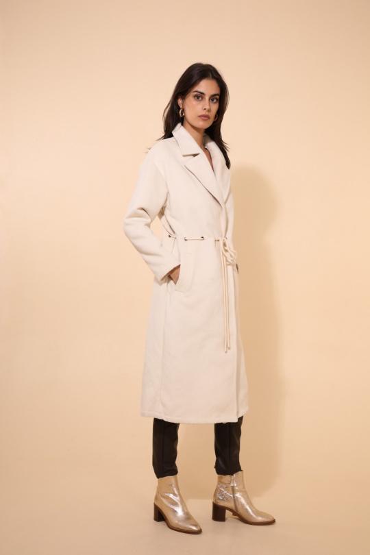 Manteaux Femme Noir Daphnea 5191 Efashion Paris