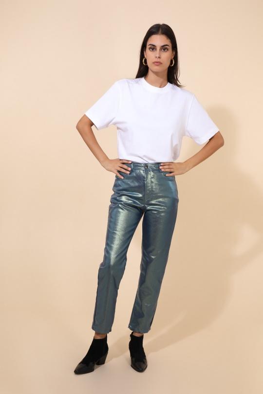 Jeans Femme Vert Daphnea 5166 Efashion Paris