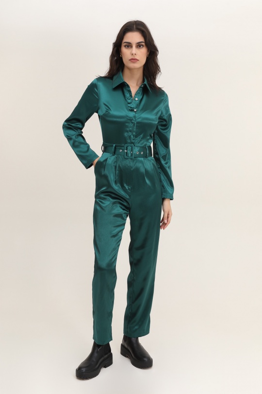 Jumpsuits Women Green Daphnea 5202 Efashion Paris