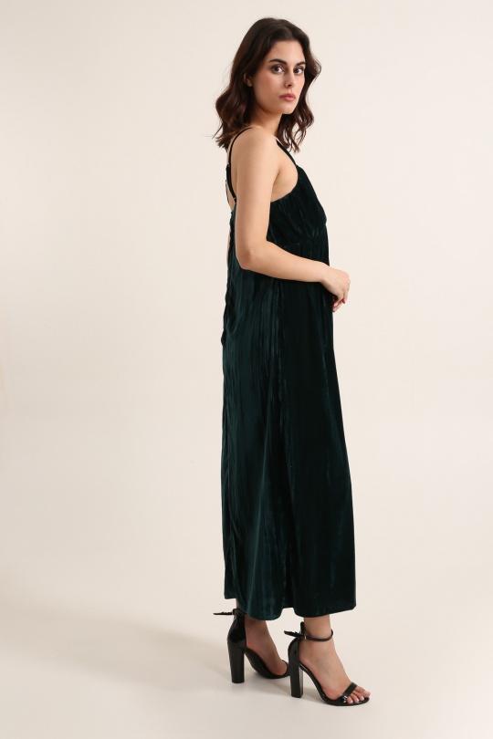 Robes longues Femme Vert Daphnea 5339 Efashion Paris