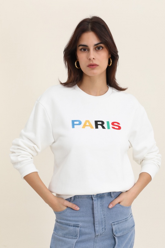 Sweats Femme Blanc Daphnea 31693 Efashion Paris