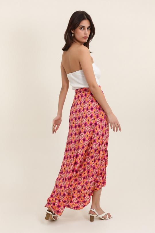Jupes Femme Fuschia Daphnea 31702 Efashion Paris