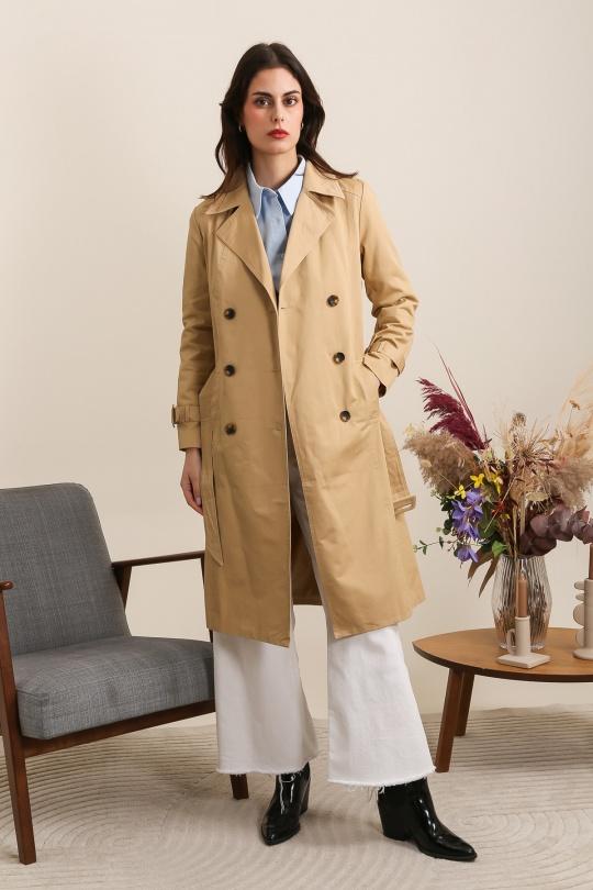 Trenchs Femme Beige Daphnea 3208 Efashion Paris