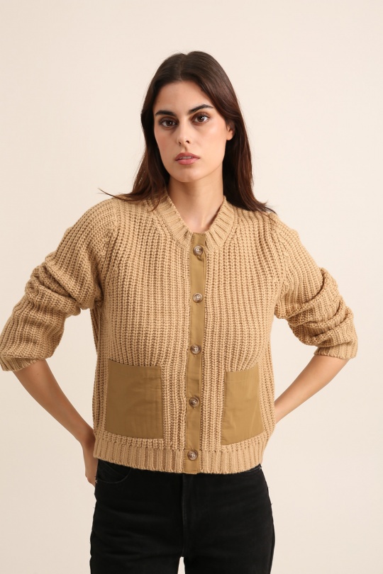 Gilets Femme Camel Daphnea A1396 Efashion Paris