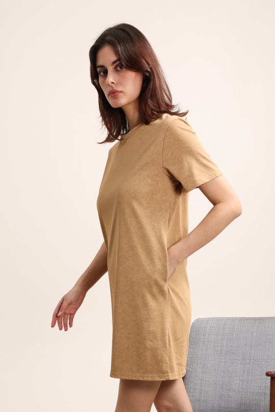 Robes courtes Femme Gris foncé Daphnea 31883 Efashion Paris