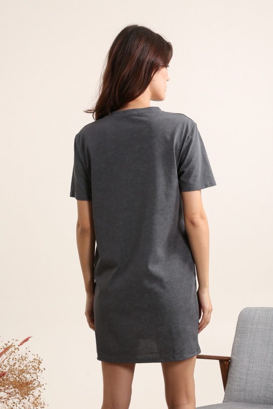 Robes courtes Femme Gris foncé Daphnea 31883 Efashion Paris