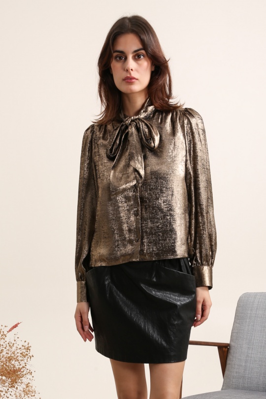 Blouses Femme Doré Daphnea 5657 Efashion Paris