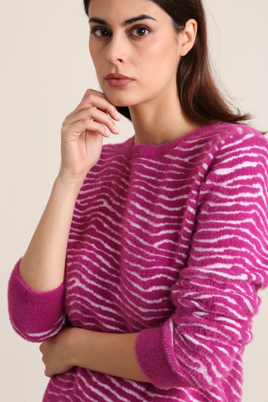 Jumpers Women Fushia Daphnea A1278 Efashion Paris
