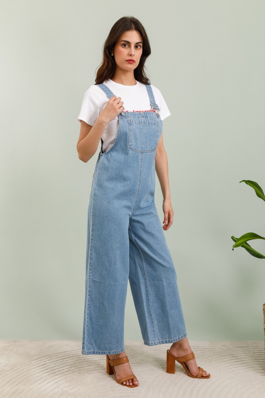Monos Mujer Light blue Daphnea 5690 Efashion Paris