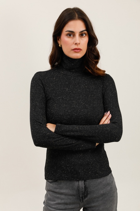 T-shirts Femme Noir Daphnea 32103 Efashion Paris